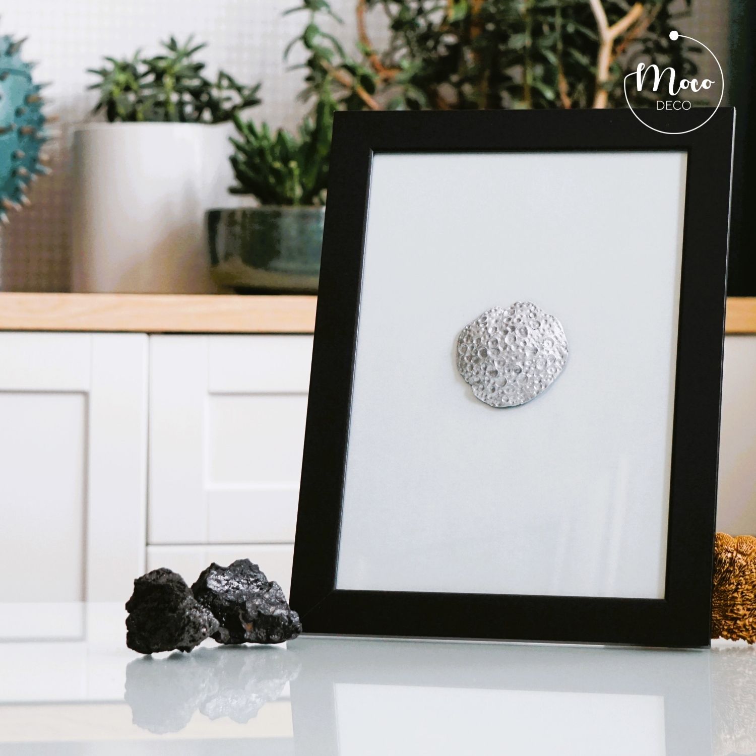 MOCO DECO, Silver-gray moon in the morning sky, Monika Chomiuk, Dekoracje ścienne (4)